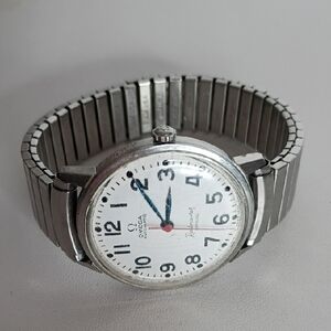 Vintage Omega Automatic “Railmaster Official” Dial Seamaster case Mens Watch